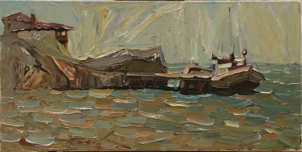 Priazovye. Canvas, oil.  Size: 50х100. Year: 2006